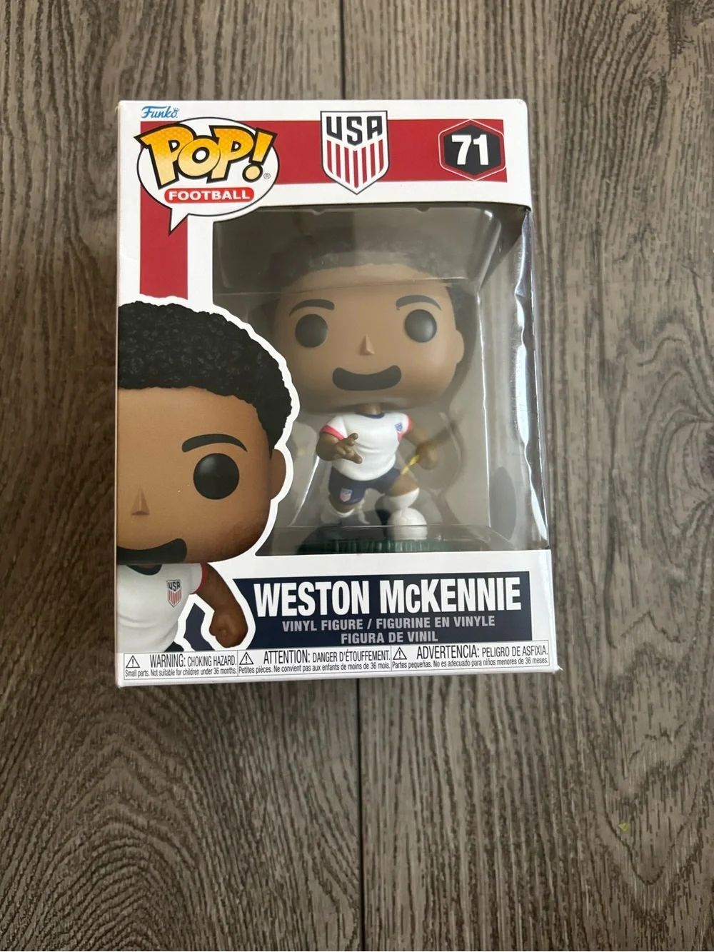 Funko Pop! USA Soccer Player Weston McKennie Vinyl Figure - Red, White, Navy